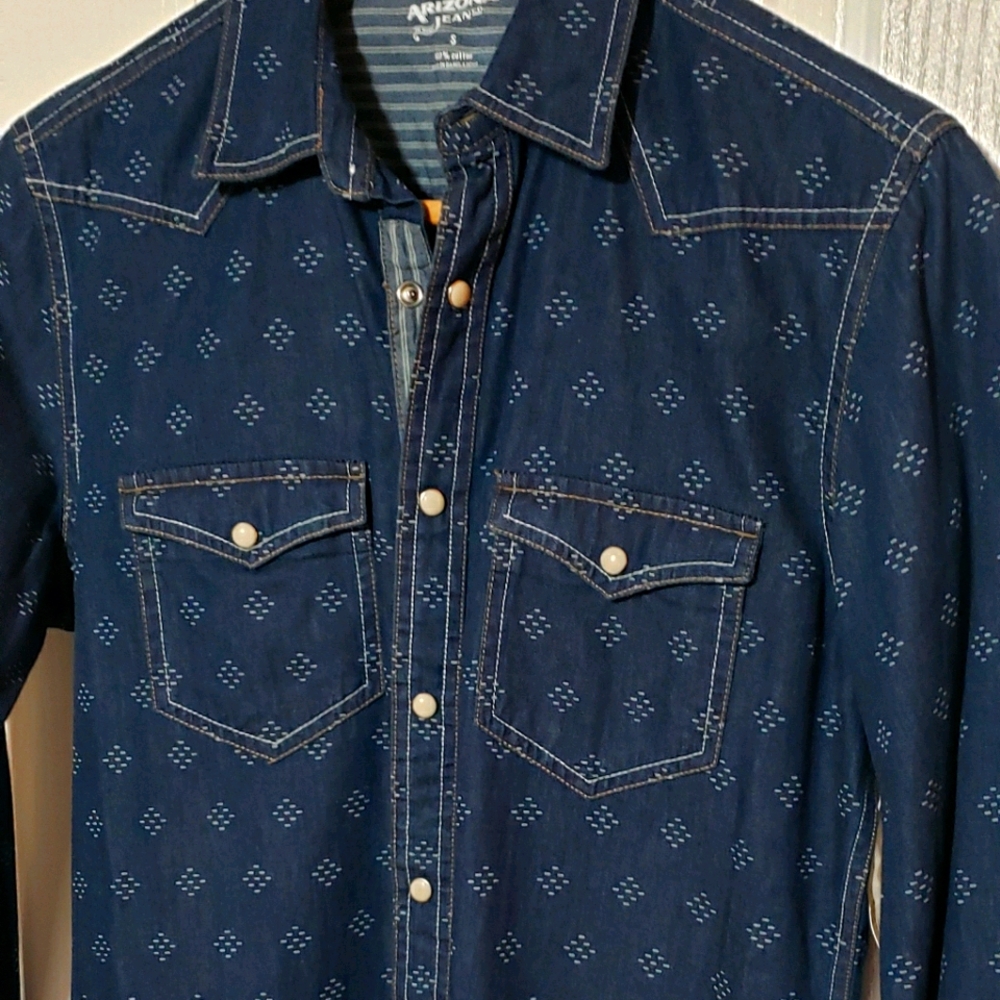 Arizona Jeans Western Denim Shirt